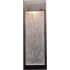 Flat Bronze Finish with Clear Granite Glass